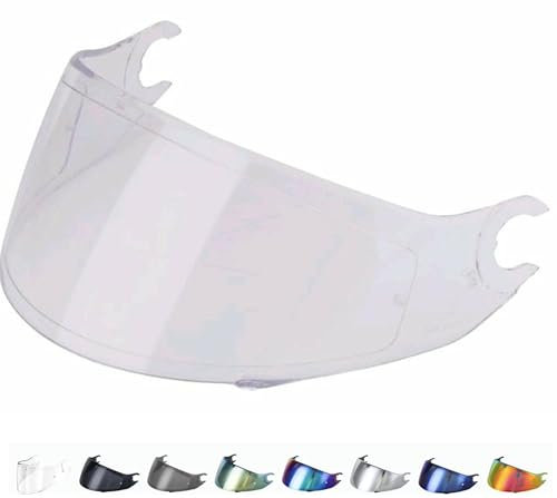 Generico Visera compatible con Shark Spartan - Skwal - Skwal 2 - D Skwal (no Spartan GT) (transparente)