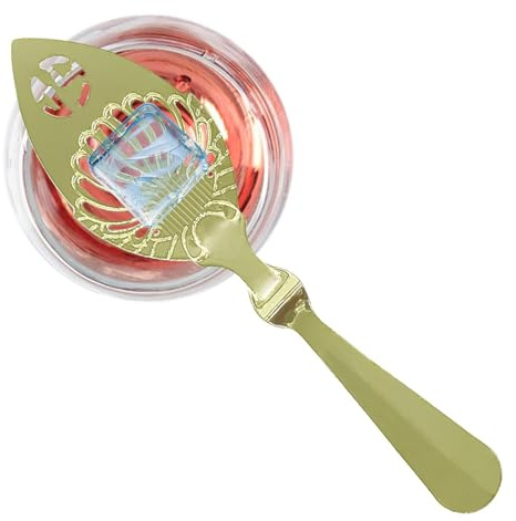 Cucchiaio per assenzio, gocciolatore di assenzio,Cucchiaio in assenzio con design cavo - Filtro per bere tazza in da bar da cocktail, cucchiai da portata in acciaio inossidabile, per il Restau