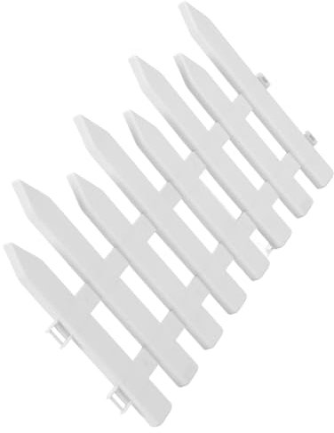 iplusmile Valla De Jardinería Decorativa Borde De Jardín para Plantas De Césped Cerca Pequeña para Jardín para Paisajismo De Exteriores para Bordes De Macizos De Flores y Cercas De Árboles