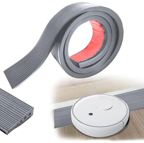 Rampa per soglie, rampe per soglie della porta, 100x10x2,5 CM PVC per sedia a rotelle, superficie antiscivolo, rampa in gomma per sedia a rotelle, passeggino per bambini, deambulatore o e-scooter