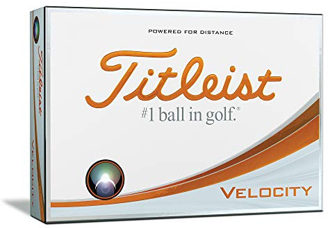 Titleist Velocity Golf Balls, White, Prior Generation (One Dozen)