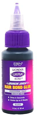 EBIN Wonder Weave Bond Quick Dry Hair Bond Glue, (1oz / 30mL)
