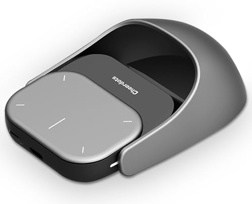 OIKKEI Mouse wireless AI 2025, Bluetooth ChatGPT Air Mouse con registrazione vocale e riepilogo di AI, puntatori per presentazioni staccabili, telecomando con laser, compatibile con PC/Mac/laptop,