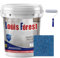 ZZLMDZ Vernice epossidica colorata sabbia per pavimenti, Louis Forest, vernice epossidica colorata per pavimenti, autolivellante, per garage, per cemento, piastrelle e marmo (blu scuro, 1000 g)
