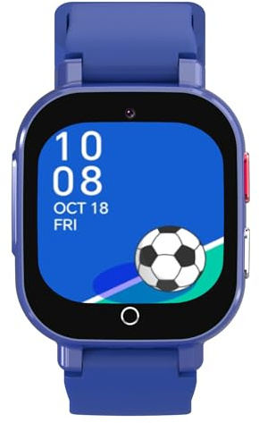 Ucani 4G Smartwatch fur Kinder GPS, KinderWatch Uhr Telefon mit Videoanruf und Voice Chat,WiFi, SOS, Schrittzahler, Wecker, Spiele,Kindergeschenke Armbanduhr Uhr fur MadchenJungen ab 4 (Blau)