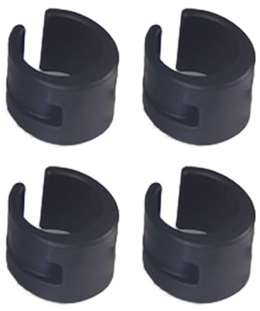 lazyfun Lot de 4 anneaux de protection pour vélo - Équipement de vélo - Protection de base de chaîne - Protection de cadre - Protection de base de chaîne