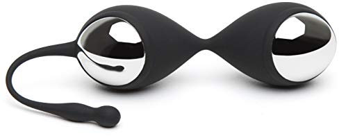 Fifty Shades of Grey Fifty Shades of Grey Inner Goddess Boules de Kegel Tonifiantes Blanches et Argentées pour une Stimulation Poussée - 78 g