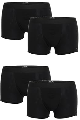 LVB Boxer Multipack in Morbido Cotone Elasticizzato, Mutande Basic, Comode e Traspiranti, Intimo Uomo Comfort Totale, Pacco da 4 Uomo X4