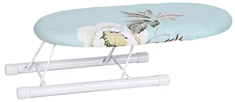 Colcolo ASSE da Stiro Pieghevole Compatto E Leggero con Rivestimento Resistente al Calore, Camicia da Stiro, Maniche, Polsini, Scollo per Il, Azzurro