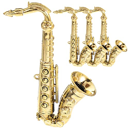 VICASKY 4stücke Kunst Saxophon Modell Künstliches Saxophon Für Dekoration Realistisches Modell Aus Kunststoff Für Handarbeiten