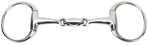 Trensengebiss aus Edelstahl, 125 Mm Pferdemaulgebiss, O-Ring-Pferdetrense, Allzweck-Trensengebiss für Pferde, Trensengebiss, Pferdegebiss-Schnalle für Pferdefarm-Training Im Freien