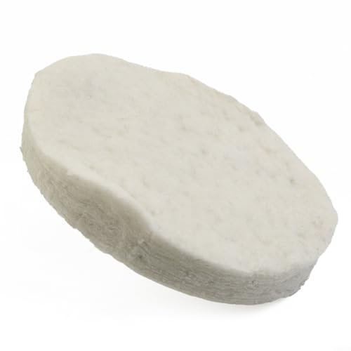 FUANA Esponja de lana, lana de cerámica para chimenea de bioetanol, esponja de cerámica de bioetanol chimenea de seguridad para chimenea, para gel interior para quemador de bioetanol (1 unidad)