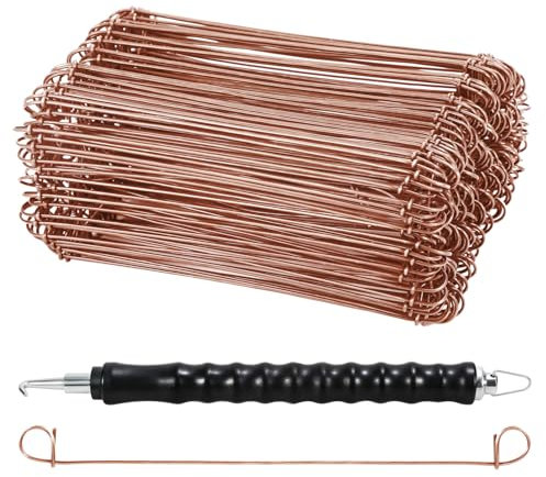 ISOISL Drillapparat Driller1,0 x 100 mm + 1000 unidades de alambre tubular, bridas de alambre de alta calidad y agujeros de alta calidad, alambre de perforación de alta calidad, alambre de perforación