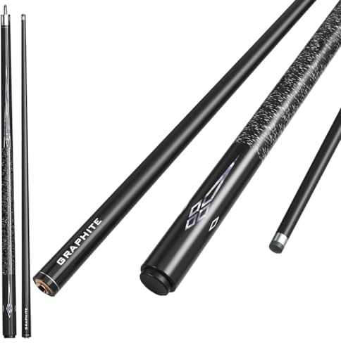 YWRU Taco de Billar Fibra de Carbono 148CM Punta de10mm/11.5mm/13mm Profesional Snooker Pool Cue 1/2 Taco De Piscina Arce Hecha A Mano 19-20oz(Size:11.5mm,Color:#1)