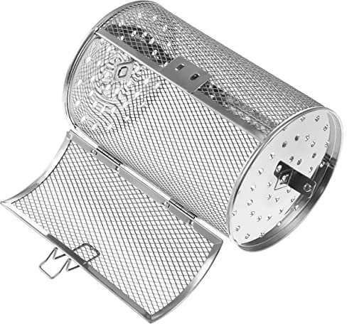LOORGVEL Panier à Rôtir Acier Inoxydable pour Four Électrique Accessoire De Cuisine pour Cuisson Équilibrée des Aliments Rotation pour Viandes Et Fruits Secs
