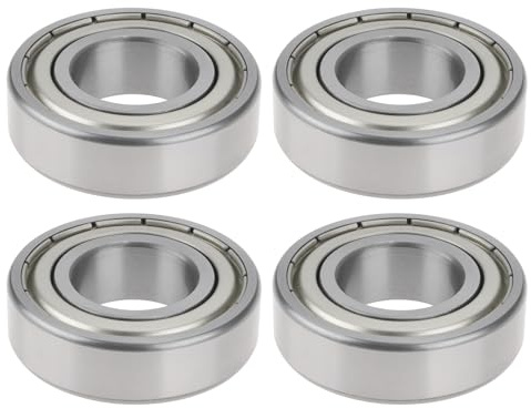 Briny River 4 st 6004-2Z/C3 20 x 42 x 12 mm djupskårade kullager lämpliga för skateboardhjul inline-skridskor och elektriska motorer
