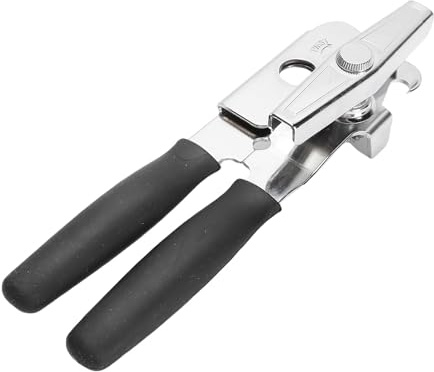 Haofy Tungt Kolstål Kan Flasköppnare, Slät Kantmanualöppnare och TPE -handtag för Bekvämt Grepp, Multifunktionellt Köksverktyg, Lätt öppet för hem- och Utomhusäventyr