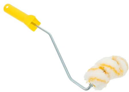 DOITOOL Rullo Per Verniciatura Per Tubi e Superfici Curve Testina in Poliestere Antiperdita Peli, Mini Rullo Per Professionisti e Hobbisti, Applicazione Uniforme e Finitura Liscia