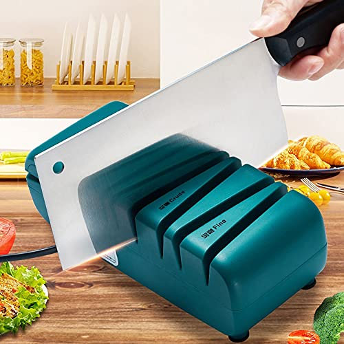 Elektrischer Messerschärfer Profi-Diamant-Messerschärfer Scherenschleifer Schleifen + Polieren 220V 2800 rev/min Knife Sharpener FüR Grob- und Feinschliff/Schere Sch Rfen