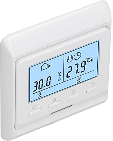 Natudeco Termostato programmabile ME5516 2W Termostato per Riscaldamento Touch Screen a Colori Termostato Intelligente per condizionatore d'Aria Sistemi di Controllo della Temperatura 5-95 ℃(16A)