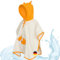 Smithy Badeponcho für Kinder & Babys aus kuscheliger Frottee Baumwolle - Liebevoller Badetuch Poncho mit Kapuze für Mädchen & Jungen - Kinderponcho Kapuzenhandtuch Fuchs