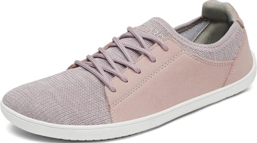 SAGUARO Unisex Barefoot Zapatillas Luck III-Minimalistas Casual Zapatos Ligeros Comodas Knit Calzado Descalzo Gr.42