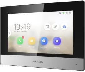 Videointerfon Touch Screen TFT LCD-skärm 7 tum, 2 brandkonectar, wifi - HIKVISION DS-KH6320Y-WTE2