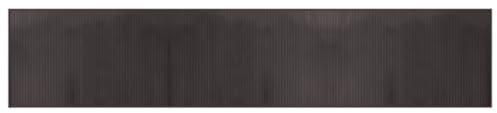 vidaXL Teppich, Bambusteppich Rechteckig, Bambusmatte rutschfest für Wohnzimmer, Läufer Küchenteppich Flurteppich, Modern, Dunkelbraun 60x300cm Bambus