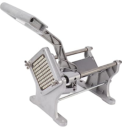 Coupe-Frites, Longue Trancheuse de Pommes de Terre en Acier Inoxydable avec Opération Manuelle pour une Préparation Flexible des Frites