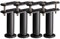 KOVNISE Lot de 4 Pieds de Support de Lit Réglables en Hauteur avec Languettes de Liaison pour Cadre de lit/Lattes Centrales/Meubles Lattes de Support en Métal Robuste (180mm-310mm)