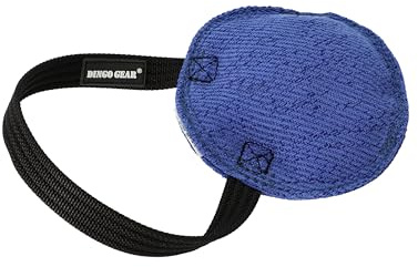 Juguete de tracción Dingo Gear Berta en Forma de Disco para Entrenamiento de mordida, IGP, búsqueda, Instinto de Presa, obediencia, Deportes caninos, con 1 asa, Azul (S00091)