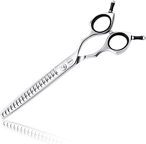 HASHIMOTO Chunkers Dog Grooming Scissors, 7.0 inch, 70% Thinning Rate.
