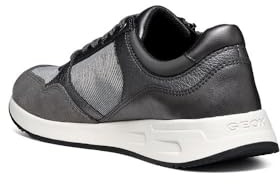 Geox Sneaker da Donna D Bulmya B, Dk Grey Gun, 38 EU