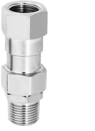 Hochdruckreiniger-Drehgelenk, 3/8 Zoll oder 1/4 Zoll NPT Außengewinde, Edelstahl (3/8)