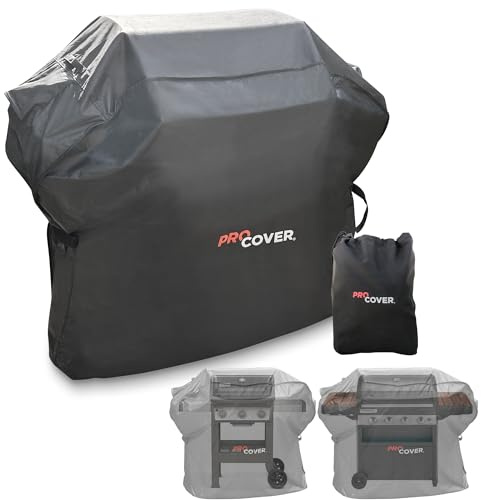 ProCover Premium Grillöverdrag – Vattentätt & Hållbart Skydd för Grill och Barbecue | Oxford 600D Tyg | Vindtätt | Professionell Kvalitet, Passar alla Märken (132x112x66cm)
