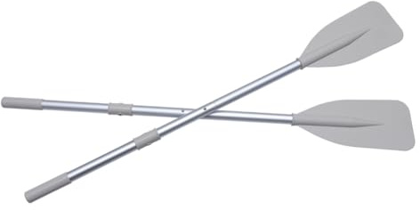 TOYZFRIENDY Pagaie Kayak Amovible Alliage Aluminium Portable Rames Légères et Durables pour Canoë Bateau et Barque Pagaies Pratiques et Faciles à Transporter Couleur Grise