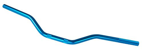 Manubrio Alluminio Moto ATV Scooter Piega Bassa 22 mm universale Blu