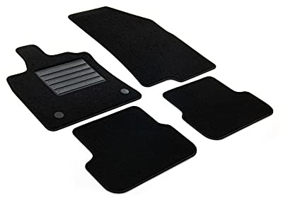 MDM SP-9110 Fußmatten Velours Autoteppich passend für Dacia Sandero III / Sandero Stepway 2021>, black