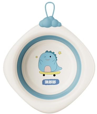 MagiDeal Lavabo Plegable, Lavabo, Colgante para Ahorrar Espacio, bañera para bebé de 3000ml, Lavabo portátil para Acampar y Viajar para niños