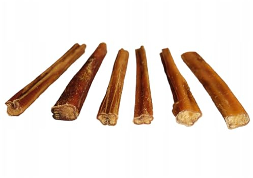 Kalbsziemer wie Ochsenziemer für Hunde 30cm Kaustangen hart natürlicher Kausnack Eigenherstellung Lucze