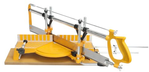 Hoteche Gehrungssäge 550MM - Aluminiumlegierungsständer - Schneidet 15-90 Grad - Max. Schnitthöhe 120mm