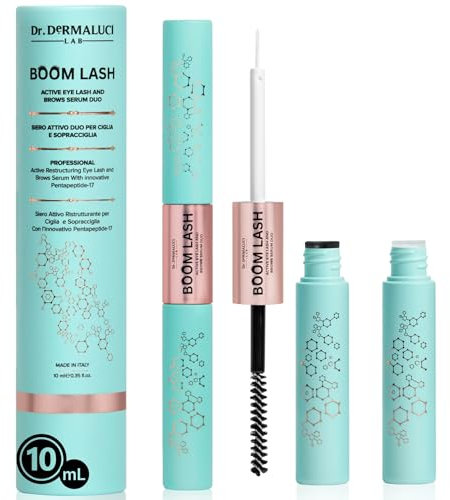 Wimpernserum und Augenbrauenserum 10ML XXL BIO | Pentapeptiden Hyaluronsäure Biotin Vitamin C |Nährt, spendet Stärkendes Feuchtigkeit erhöht das Volumen in 4 Wochen |Doppelte Anwendung |Lash Serum