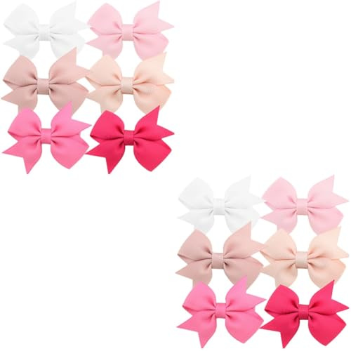 KOMBIUDA Piezas Pinza Para El Cabello De Las Niñas Accesorios Para Bebe Acortar Patas Pequeños Lazos Para El Cabello Lindo Coleteros Chicas Cinturón De Canalé De Poliéster