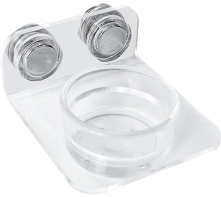 Ciotola magnetica per rettili - Mangiatoia sospesa per con magnete mobile e ciotola d'acqua per a ventosa, adatta per camaleonti, gechi e altri animali rampicanti, ciotola