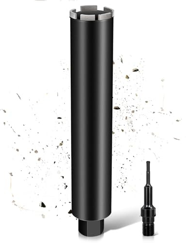 L460 mm diamantborrkrona | 1 ¼ UNC-fäste | ⌀ 44 mm med turbo | med SDS-PLUS | 2 200 varv/min för kärnborrar, kärnborr, våtrör, torrborrkrona, för betong, murverk, sten, granit