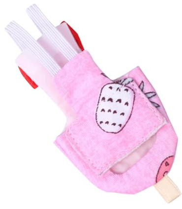 BATHVEVE Pañal de Ganso Rosa de Vaquero Lazo Cómodo y Práctico para Aves, Pañal Lavable Adecuado como Complemento para Mascotas y Ropa para Bebés Pájaros Color Aleatorio