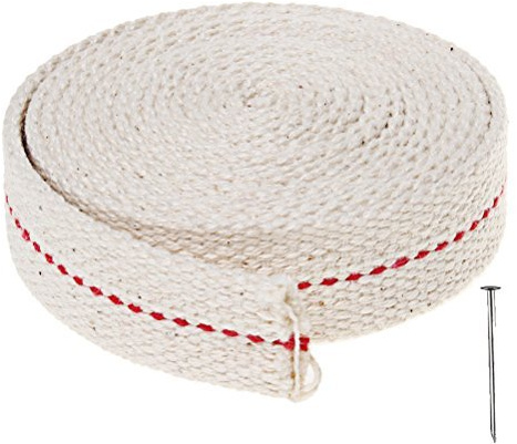 2 Rolls Cotton Oil Lamp Wick, 3/4 Inch X 6 Ft