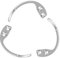 Vokowin 3 Pcs Handheld Detacher Hook, Hook Key Security Tag, Hard Tag Detacher Security Tag Lock Key Tag Remover Handheld Pin, Key Remover Loss Prevention Manual Tag Unlocker Accessories (K127-3)