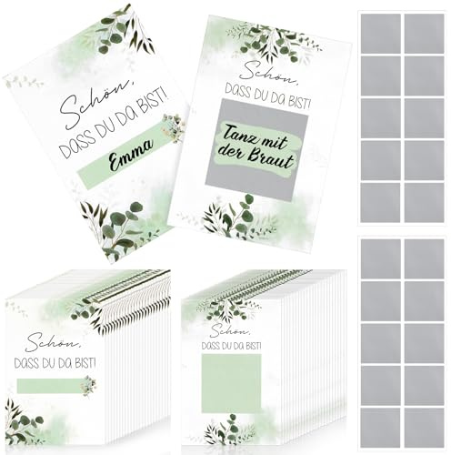 Tenare 50 Tarjetas de Rasca y Gana de Boda para Escribir a Ti Mismo Haz Tu Propia Tarjeta para Rascar en Blanco Schön Du Da Bist Regalo Personalizado para Juegos de Boda Aniversario Cumpleaños