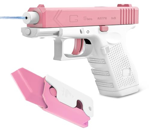 Water Pistols For Kids,Super Gun Cool Small Pistol Guns,Cool Manual Water Soaker Gun for Party Blaster Swimming Beach Summer Pool Bath Beach Toys With Fidget Knife